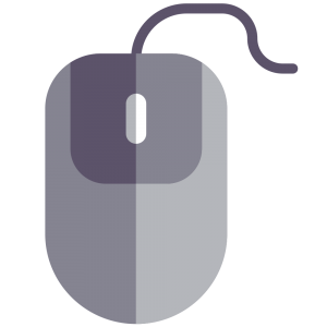 Grey Computer mouse